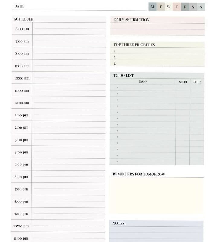 Daily Planner Designs for Smarter Organization — 🖌️ 💎 secret to staying productive