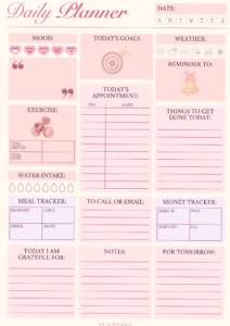 🕯️ ☁️ Design Your Perfect Daily Routine with Our Planner | stay inspired all year long