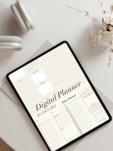 👰 🥂 Digital Planner To-Do List | Creative Design Template | dream life manifestation