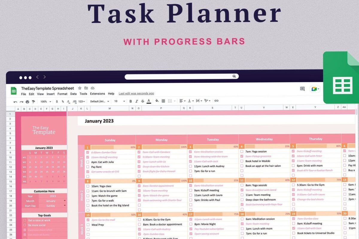 Digital To-Do List Spreadsheet for Productivity & Task Management Planner — 🤍 🕯️ game-changing digital system