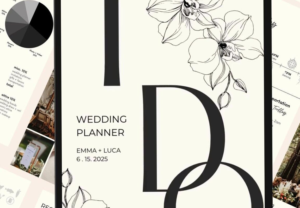Digital Wedding Planner: 300+ Pages of Creative Inspiration — 🎀 🤍 no-stress tracker