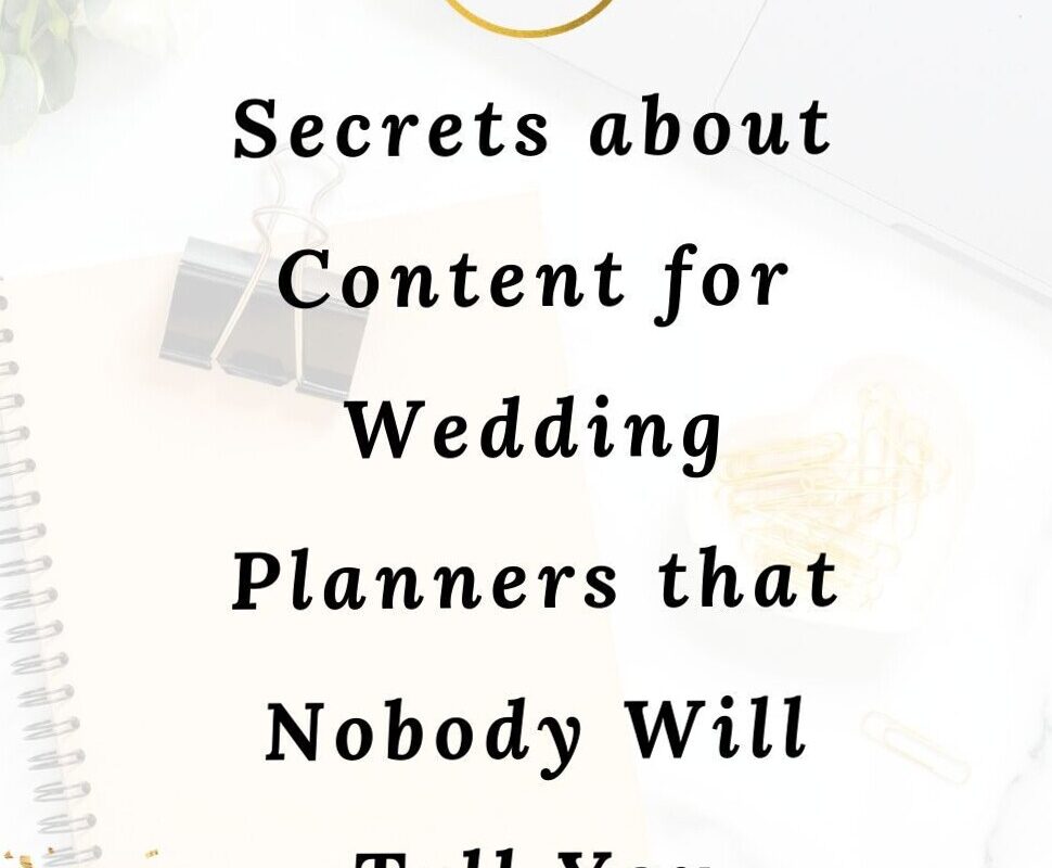 ✨ ✨ dream life manifestation: 4 Secrets About Content For Wedding Planners That Nobody Tells You
