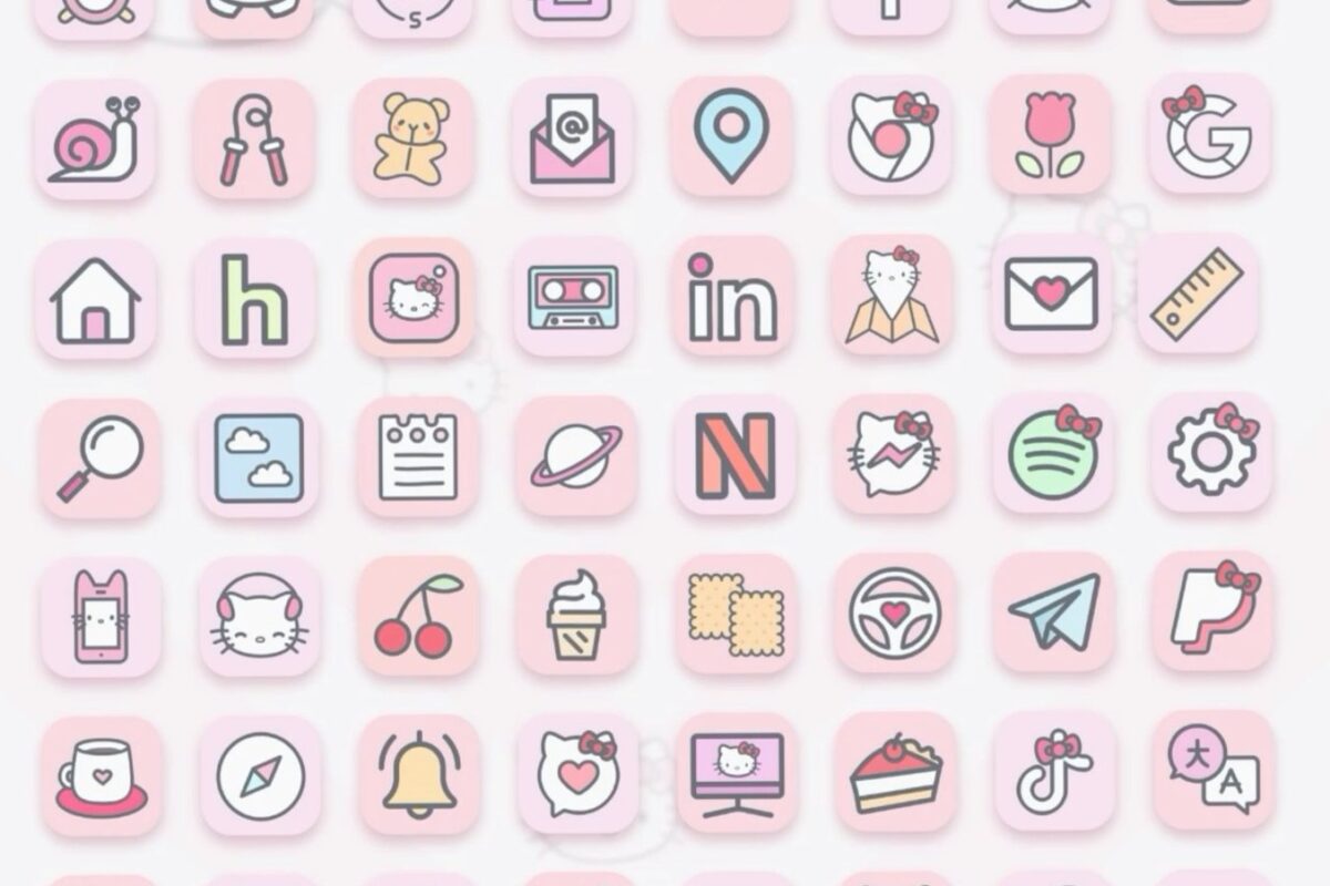 📝 📁 dream life manifestation: Adorable Hello Kitty App Icons for Digital Design & Planners