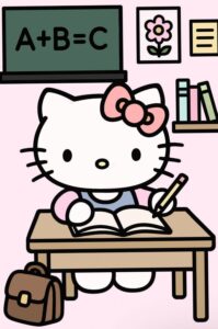 🤍 ☁️ Dream Life Manifestation: Adorable Hello Kitty Digital Art | stay inspired all year long