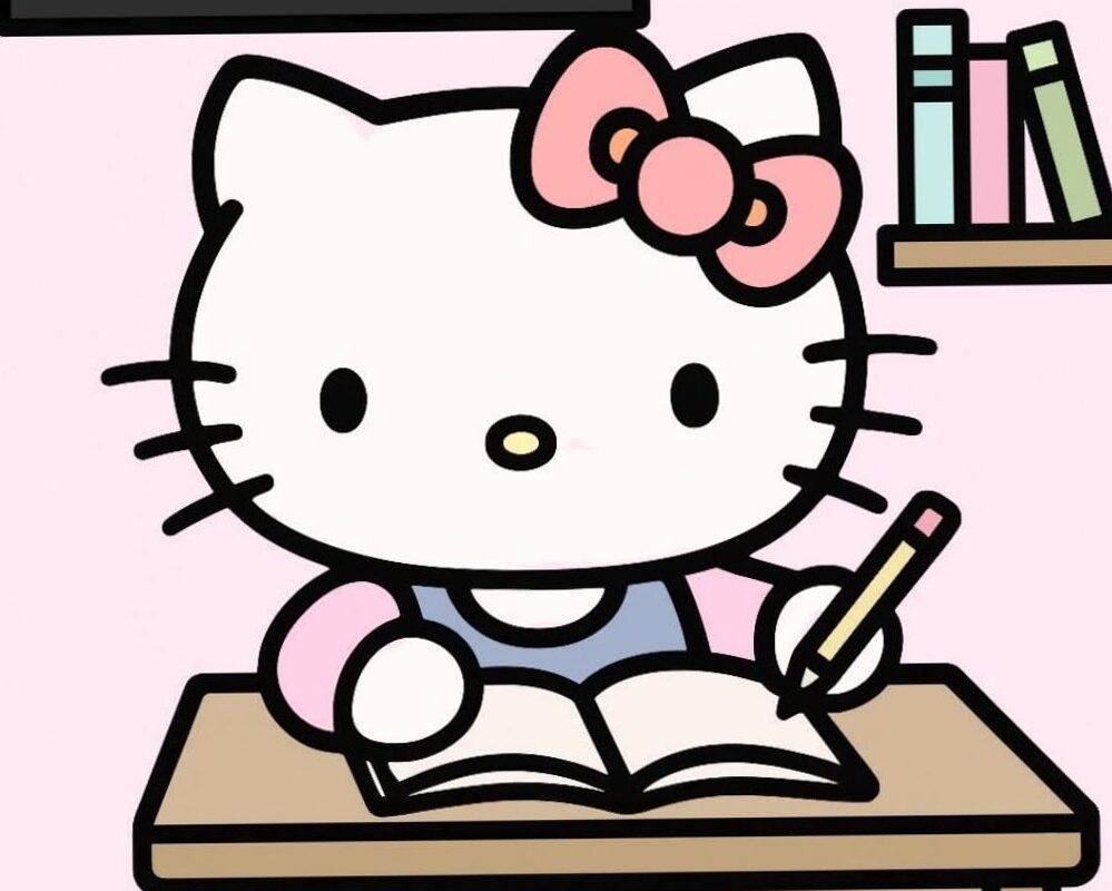 🤍 ☁️ Dream Life Manifestation: Adorable Hello Kitty Digital Art | stay inspired all year long