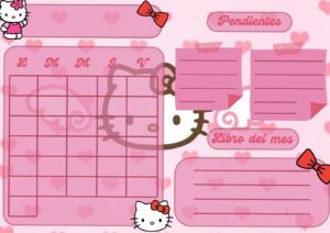 📝 📝 dream life manifestation: Adorable Hello Kitty Planner for Creative Designs