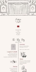 🖌️ 🪄 dream life manifestation: Custom Animated Wedding Website Design