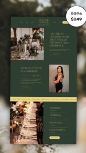 📝 📌 dream life manifestation: Event Planner Website Design | Wix Templates by Ton Reve Design