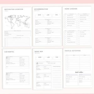 🪄 🪄 dream life manifestation: Free Vacation Planner Printable for Your Dream Road Trip