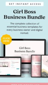 💍 🌸 dream life manifestation: Girl Boss Business Bundle | 8 Digital Planner Set