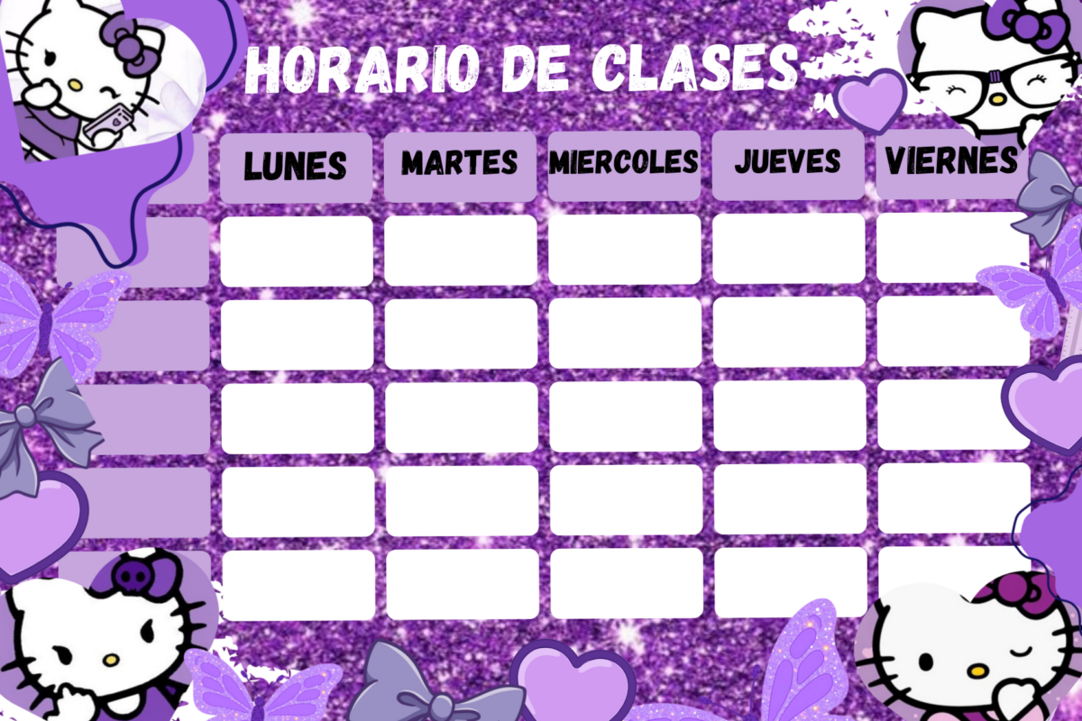 💎 🪄 dream life manifestation: Hello Kitty Purple Class Schedule