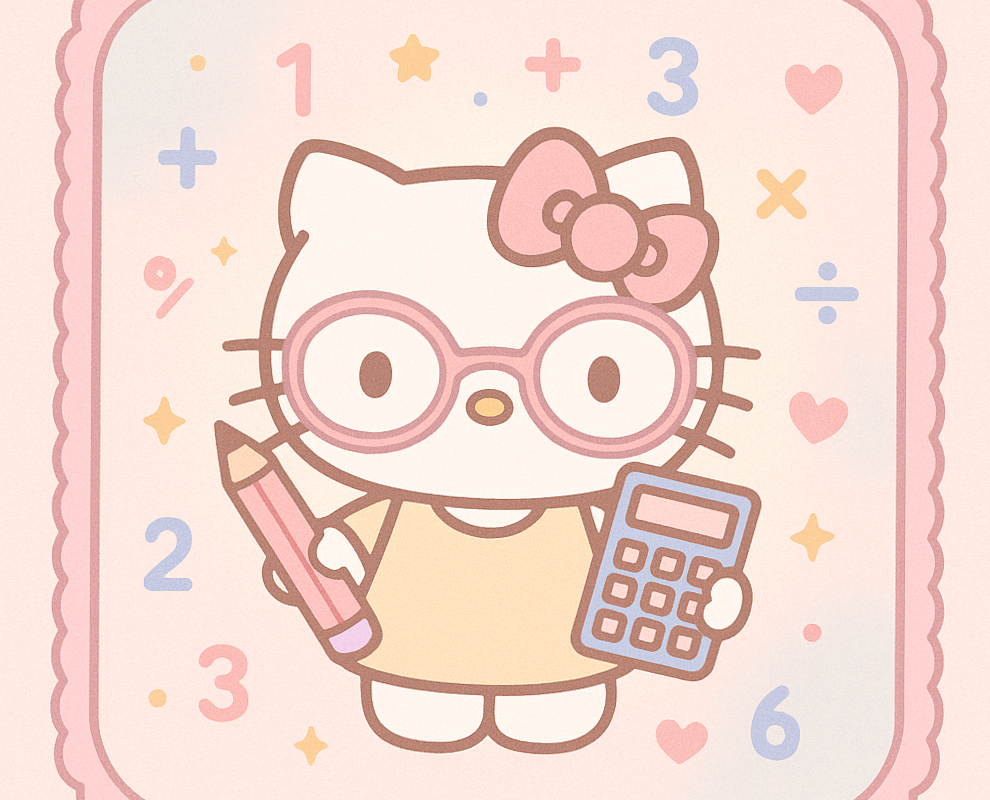 📍 🪄 dream life manifestation: Kitty Matematica Digital Planner Design