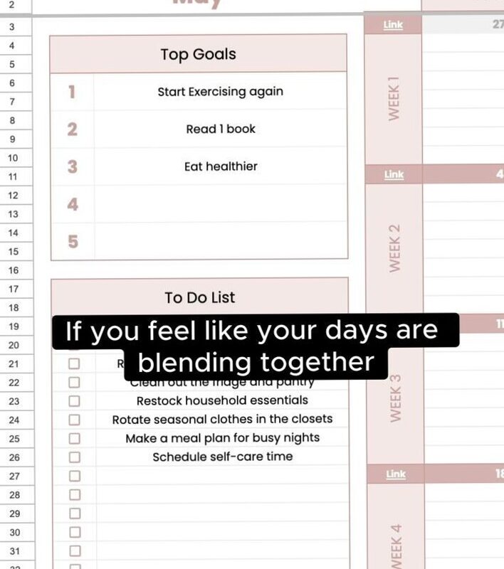 💎 📍 dream life manifestation: Stay Organized Every Day — Google Sheets Planner & Productivity Tool