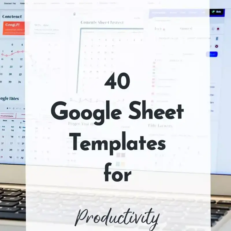 🤍 🎀 dream life manifestation: Streamline Workflow with Google Sheet Templates