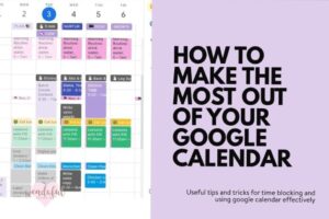 📁 🖇️ dream life manifestation: Time Blocking with Google Calendar & Keep | Wendaful Planning
