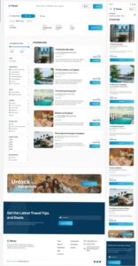 🌈 🪄 dream life manifestation: Travel Booking UI Design for Planners & Creatives
