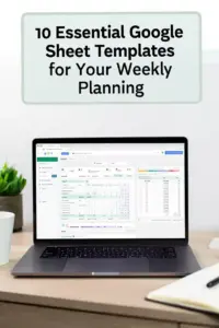 Effortless Weekly Planner Google Sheet Template Collection — 📍 🌈 romanticize your routine