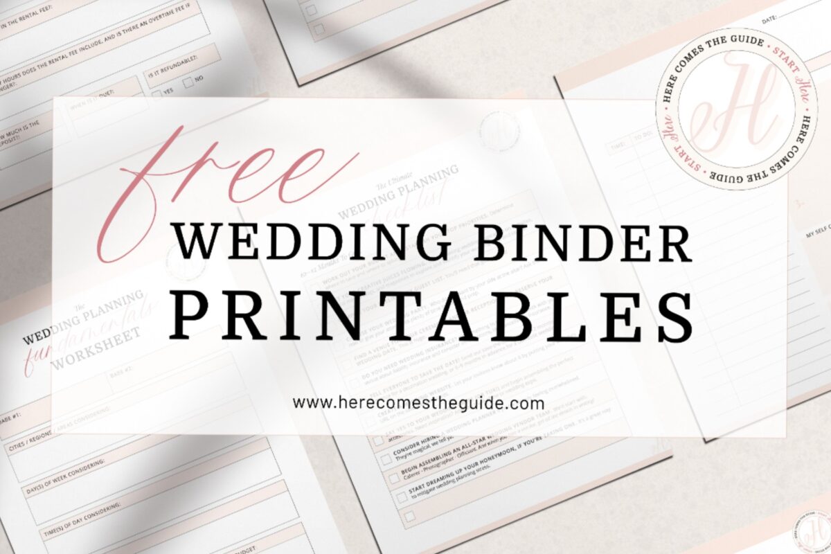 Elegant Free Wedding Printables for Your Big Day — 🌈 📍 dream life manifestation