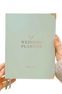 Elegant Sage & Gold Foil Wedding Planner for a Stress-Free Wedding Planning — 📅 📁 secret to staying productive