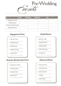 Elegant Wedding Planner Book — Organize Your Special Day with Style — 📅 📊 dream life manifestation