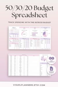 📌 📅 essential planning guide: 50/30/20 Budget Planner | Google Sheets #smallbusinessspreadsheet assignmenttracker