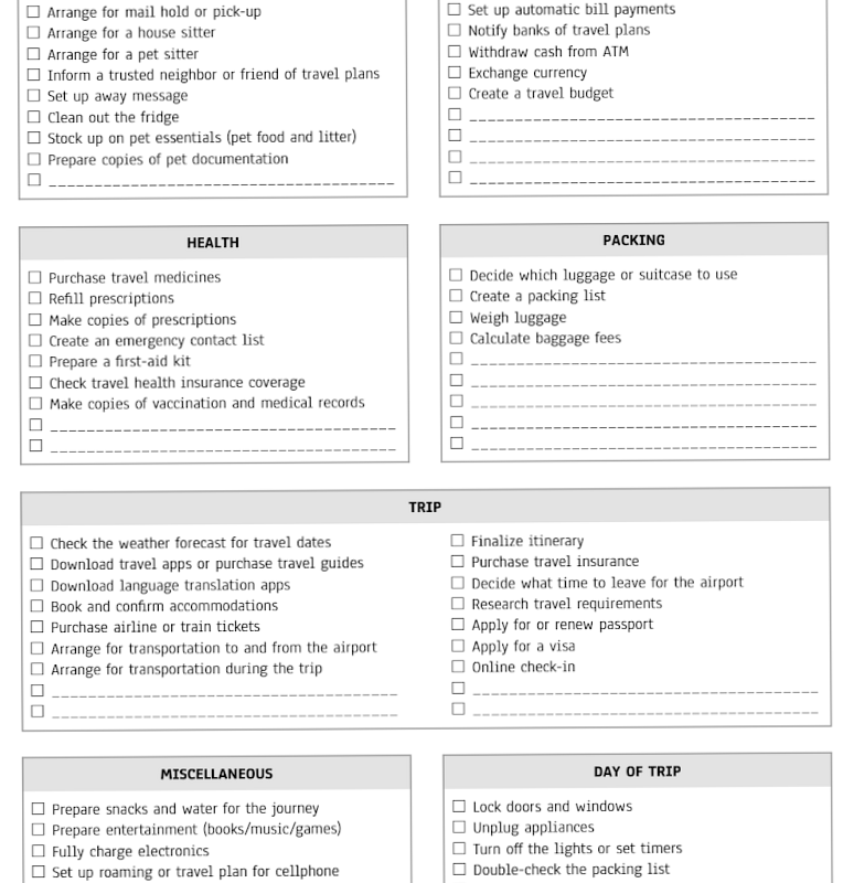 🌸 🌸 essential planning guide: Stress-Free Travel Prep: The Ultimate Checklist for Flawless Vacations