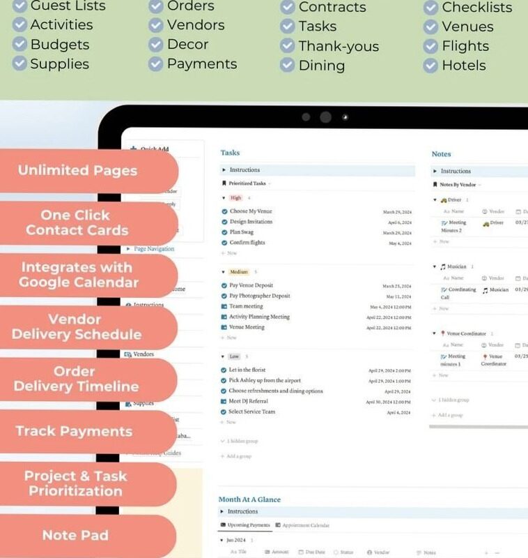 Event Planner Notion Template for Business & Personal Events — ☁️ ✨ 2026 efficiency hack
