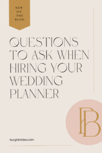 📝 📊 Every Question To Ask When Hiring Your Wedding Planner | stay inspired all year long