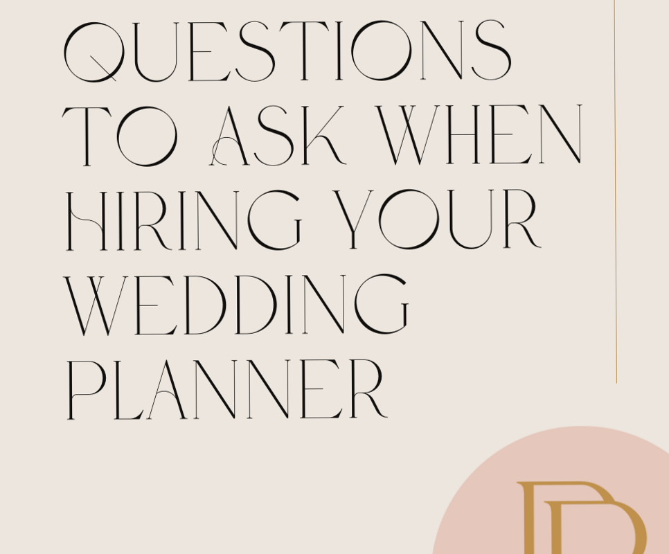 📝 📊 Every Question To Ask When Hiring Your Wedding Planner | stay inspired all year long