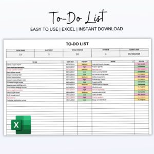 Excel Leave Tracker & Task List Template for Efficient Management — 🪄 🖌️ seamless organization hack
