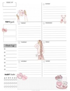 📅 📌 February Planner Pages & Valentine’s Day Printable | romanticize your routine