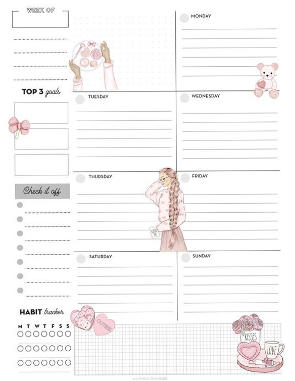 📅 📌 February Planner Pages & Valentine’s Day Printable | romanticize your routine