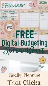 Financial Freedom: Free Digital Budget Planner Template — 💍 💍 secret to staying productive