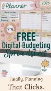Financial Freedom: Free Digital Budget Planner Template — 💌 👰 secret to staying productive
