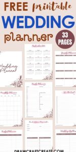 📍 🖌️ Free 33-Page Wedding Planner Printable for Digital Design & Creative Planning | romanticize your routine