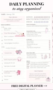 Free Digital Planner for Daily, Weekly & Monthly Planning (Beginner Friendly) — 🖌️ 🪄 secret to staying productive