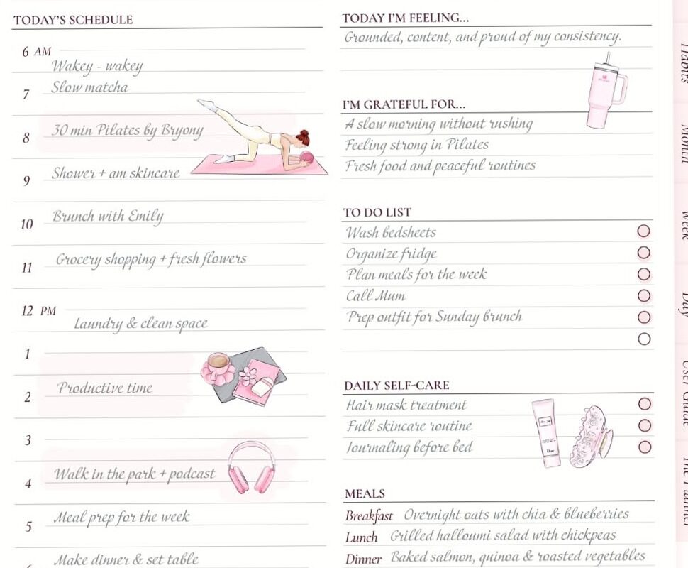 Free Digital Planner for Daily, Weekly & Monthly Planning (Beginner Friendly) — 🖌️ 🪄 secret to staying productive