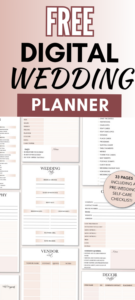 🎨 🌈 Free Digital Wedding Planner Printable | secret to staying productive