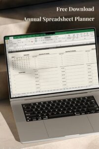 🖇️ 📅 Free Excel/Google Sheets Planner Template | only tool for life admin