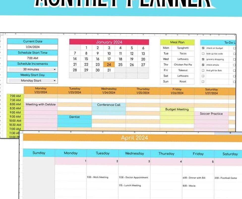🌸 💌 Free Google Sheets Weekly Schedule & Calendars | LL Home | romanticize your routine