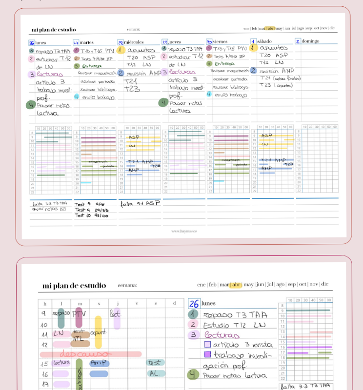 Free Printable Study Planner & Budget Tracker for School Organization — 🕯️ ✨ no-stress tracker