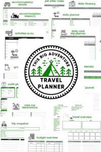 FREE Printable Travel Planner | Digital Design | Creative Assets — 🤍 🌿 stay inspired all year long