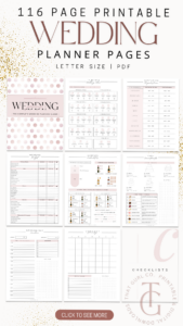 Free Printable Wedding Planner & Checklist for Stress-Free Prep — 🖌️ 📍 no-stress tracker