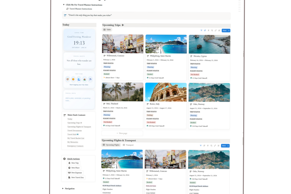 Free Travel Budget & Digital Planner Template for Trip Planning — 🎨 📍 game-changing digital system