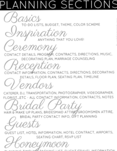 Free Wedding Planner — Digital Design & Creative Assets — 💎 🖌️ dream life manifestation