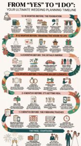 🎀 🤍 From «YES» to «I DO» — Wedding Planning Timeline Checklist! | no-stress tracker