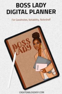 📍 🪄 Girl Boss Digital Planner | Creative Design & Productivity Tools | dream life manifestation
