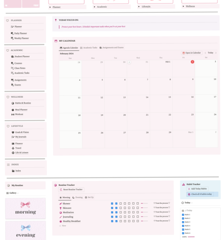 Girl’s Life Planner: Organize Your Dream Life! (41… — 📌 🖇️ secret to staying productive