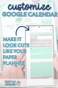 💌 👰 Google Calendar Hacks for Paper Planner Lovers | romanticize your routine