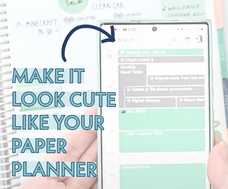 💌 👰 Google Calendar Hacks for Paper Planner Lovers | romanticize your routine